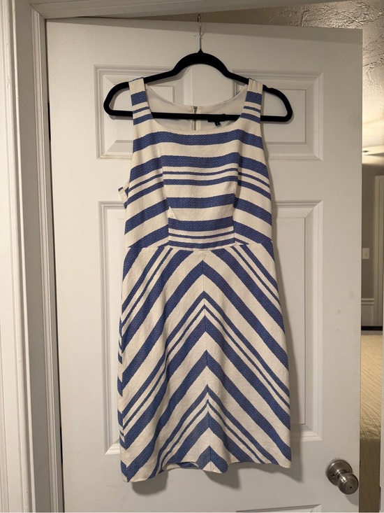 The Limited Dresses & Skirts - The Limited Navy and White Striped Sleeveless Mini Dress